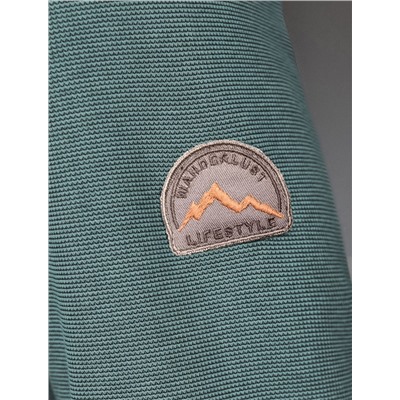 Джемпер легкий из фактурного эластичного трикотажа с принтом