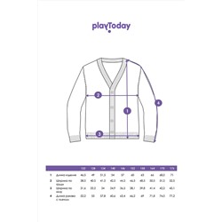 Кардиган PLAYTODAY #1022518