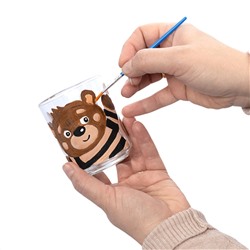 Кружка под роспись «Мишка» с красками