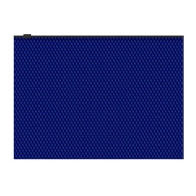 Папка на гибкой молнии B5 55090 ZIP Diamond Total Blue непрозрачная синяя ErichKrause