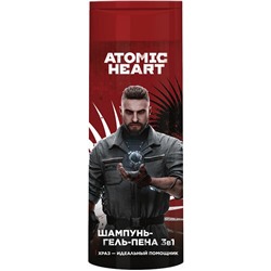 ATOMIC HEART Шампунь-гель-пена увлажняющий 3в1 для мужчин 400мл