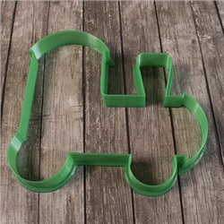 Вырубка для пряника "Паровозик" пластик, 11 см