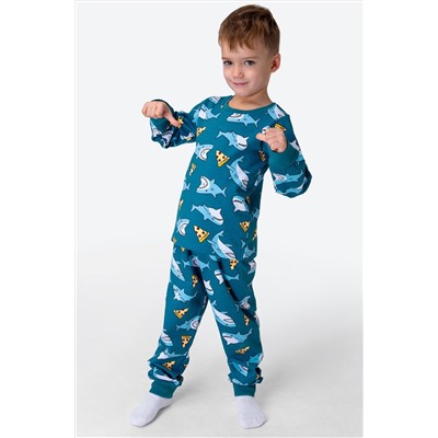 Пижама из футера с начесом для мальчика Happyfox