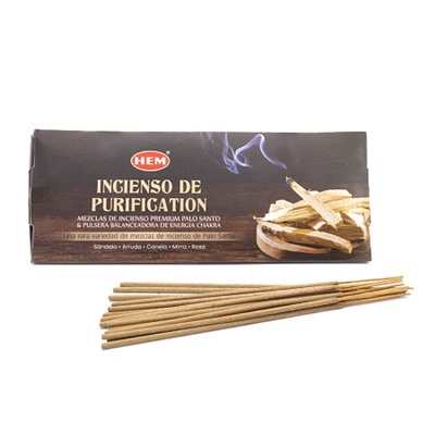 Premium Incense Blends SMUDGING INDULGENCE, Hem (Подарочный набор Масала Благовоний ПАЛО САНТО, Премиум-класса, Хем) упаковка 5 шт.