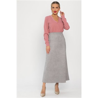 Юбка макси Алана (серая) Ю14255-6М