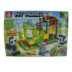 Конструктор My World 4в1 222дет. 29*21см / коробка 66080-4