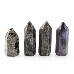 Кристалл из чароита "Карандаш" 15*15*45мм, 17-19г