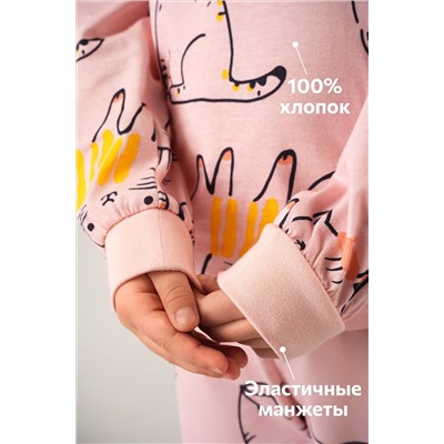 Хлопковая пижама для девочки Happyfox