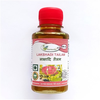 LAKSHADI TAILAM, Karmeshu (Аюрведическое масло ЛАКШАДИ ТАЙЛАМ, Кармешу), 100 мл.