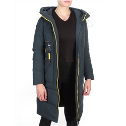 888 DARK BLUE Пальто зимнее женское VINVELLA (200 гр. холлофайбер) размеры 42-44-46-48-50