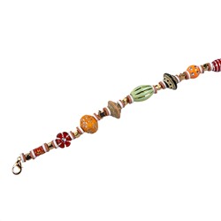 Браслеты своими руками «Бижу» (цветные)