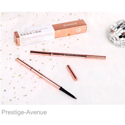 Карандаш для бровей O.TWO.O Fine Triangle eyebrow pencil (арт. 1007)