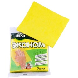 Салфетка вискозная MASTER FRESH Универсальная 30*38 3шт