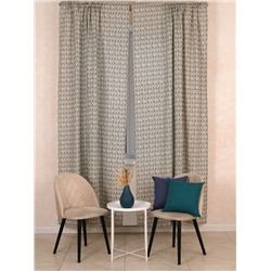 Штора набив. «Амелия» тесьма п/лен 145*260 см.