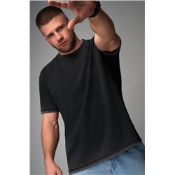 Мужская футболка оверсайз с эффектом градиент Happyfox