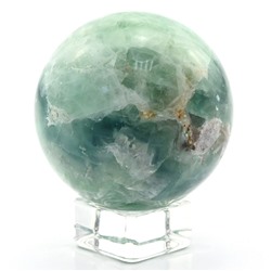 Шар из камня флюорит (зеленый), диаметр 73мм