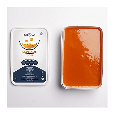 Пюре Абрикос Agrobar (Агробар) замороженное, 1 кг