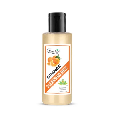 ORANGE Cleansing Milk, Luster (АПЕЛЬСИН очищающее молочко для лица без сульфатов и парабенов, Ластер), 210 мл.
