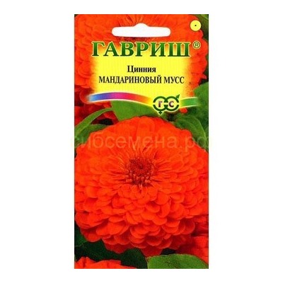 Цинния Мандариновый мусс (Гавр)