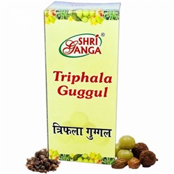 TRIPHALA GUGGUL, Shri Ganga (ТРИФАЛА ГУГГУЛ в таблетках, для очищения, омоложения организма, Шри Ганга), 100 г. - СРОК ГОДНОСТИ ДО 30 ИЮНЯ 2025 ГОДА