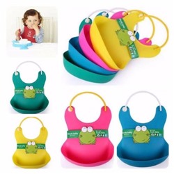 Слюнявчик силиконовый Nicole Baby