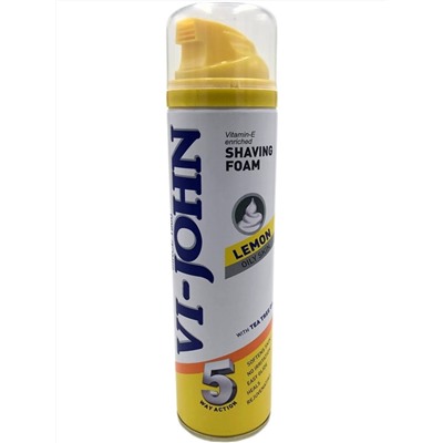 LEMON Shaving Foam, Vi-John (ЛИМОН пена для бритья, Ви-Джон), 200 мл.