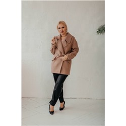 Стильная леди М-667 бежевый, Полупальто