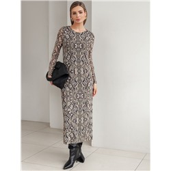 Платье из сетки с подкладкой