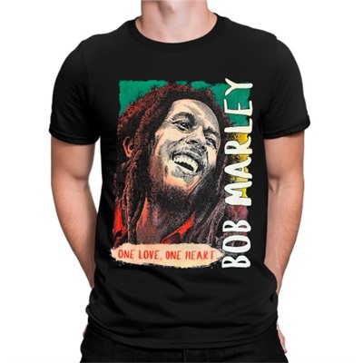 Футболка "One Love, One Hear" (Bob Marley)