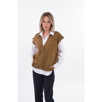 Женский вязаный жилет Happyfox