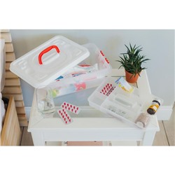 Бокс универсальный «Аптечка», 6 л, с вкладышем