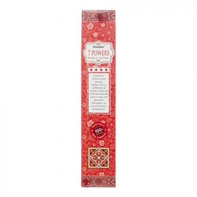 Goloka 7 POWERS Masala Incense (Высококачественные индийские пыльцовые благовония 7 СИЛ, Голока), 15 г.