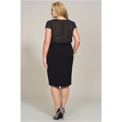 Alani Collection 1212 черный, Блуза,  Юбка,  Жакет