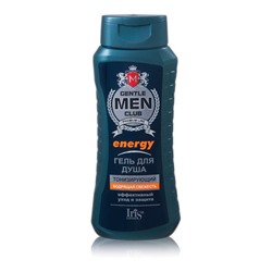 муж. Гель д/душа MEN 400 мл Energy тонизирующий IRIS