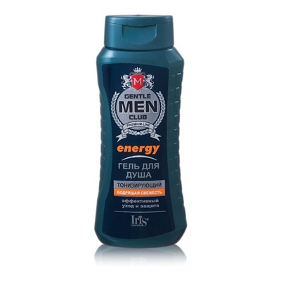 муж. Гель д/душа MEN 400 мл Energy тонизирующий IRIS
