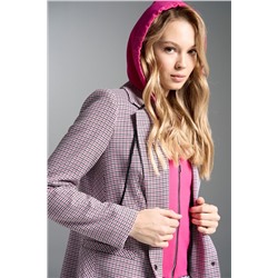 VI ORO VR-1010 белый,
фуксия,
черный, Брюки,  Жакет