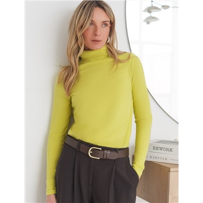 Водолазка из премиального хлопка с эластаном