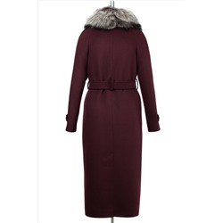 02-3016 Пальто женское утепленное (пояс)