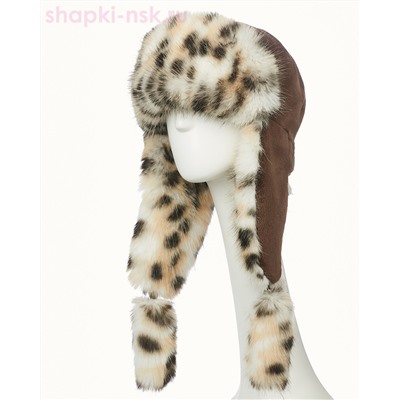 Норд кролик/рысь Ушанка женская (56-58)