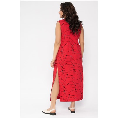 Платье Дария (красное) П13479-1М