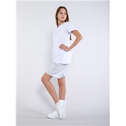 Шорты "Олег" серый меланж