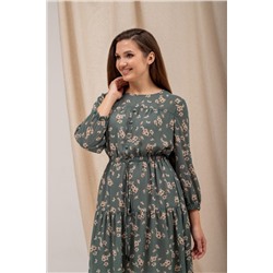 Angelina 616 изумрудный_фон, Платье