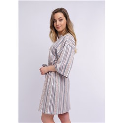 CLE LX12-977 Халат жен. Harmony, серый/св.бежевый, Таблица размеров на женскую одежду «ЭЙС», «ТЕТ-а-ТЕТ» и «CLEVER WEAR» из трикотажа, Таблица размеров на женскую обувь