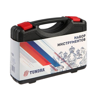 Набор инструментов в кейсе TUNDRA "23 Февраля", подарочная упаковка, 7 предметов