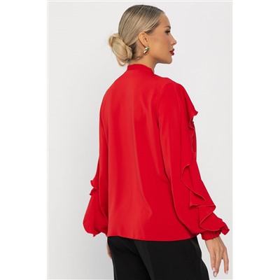 Блуза Дыхание осени (красная) Б14187-5М
