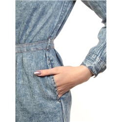 66006 Рубашка джинсовая женская (100 % хлопок) размер S (42 российский)