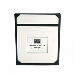 Aroma Candle SEA SALT & SAGE, Menahem (Аромасвеча в стакане МОРСКАЯ СОЛЬ И ШАЛФЕЙ, время горения: около 12 часов), 1 шт.