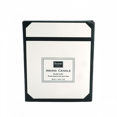 Aroma Candle SEA SALT & SAGE, Menahem (Аромасвеча в стакане МОРСКАЯ СОЛЬ И ШАЛФЕЙ, время горения: около 12 часов), 1 шт.