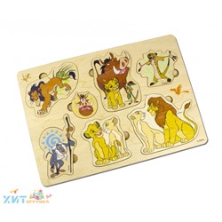 Пазл деревянный "Король Лев" (30х21см) Дисней 03967, 03967