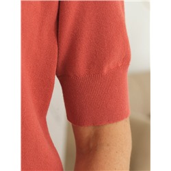 Джемпер тонкой вязки из вискозы с нейлоном